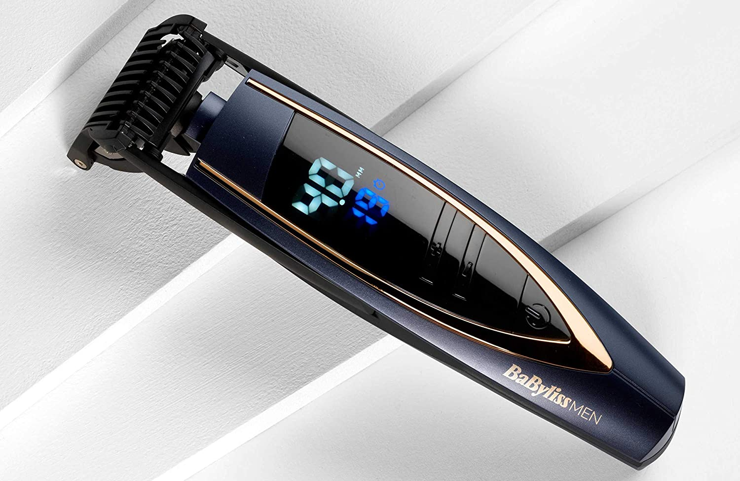 BABYLISS E879E I-Stubble Skäggtrimmer med 24 klipplängder & LED-display ...